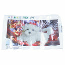 DIY 5D Diamond Painting Cute Dog Embroidery Cross Stitch Craft Home Decor Z2B4