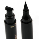 2 in 1 Pro Winged Eyeliner Stamp Eye Liner Pencil Black Makeup Liquid Waterproof