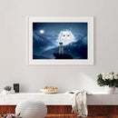 5D DIY Full Round Drill Diamond Painting Stare Dog Cat Cross Stitch Mosaic A