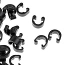 50pcs Bicycle C-Clips Buckle for Disc Brakes Outer Cable Frame Guides Black