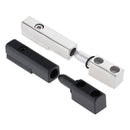 Marine Grade 304 Stainless Steel Weldable Gate Hinge 3.8" Weld-On Black