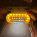 LED 24V Truck Oval Guide Light Three-Color LED Side Lamp for Car Trailer