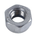 50 Pcs 304HC A2 70 Stainless Steel Hex Nylock Lock Nut M8 8mm