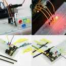 Electronic Component Starter Kit Wires Breadboard Buzzer Transistor C5J0
