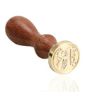 Sealing Wax Classic Initial Wax Seal Stamp Alphabet Letter R Retro Wood A