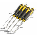 4 PCS Scraper Hook Tool Set Oil Seal Puller Rubber O-Ring Hook Seal Screwdr F5U1