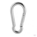2pcs 4cm Climbing 304 Stainless Steel Carabiner Clip Quick Hook Keyring