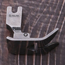 Steel Hinged Zig Zag Sewing Machine Presser Foot, Industrial,Univesal, Steel