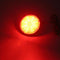 2pcs  Round Reflector 6mm Nuts LED Rear Tail Brake Stop Lights Red Lens
