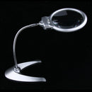 Flex LED Light Magnifier Dome for Reading, Hobbies, Task Crafts or Workbench