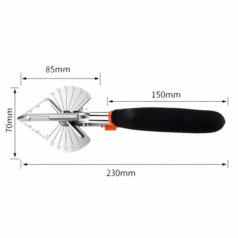 Trunking Scissors 45-135 Deg Multi Angle Mitre Electric Automatic Pvc Pe Plastic