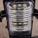2X LED Rear Bumper License Plate Light Lamp Fit For Jeep Wrangler JK JKU 07-18