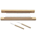 Knitting Loom and Crochet Hook Set Sewing Tools Accessory Wooden Board Knit Z2Y2
