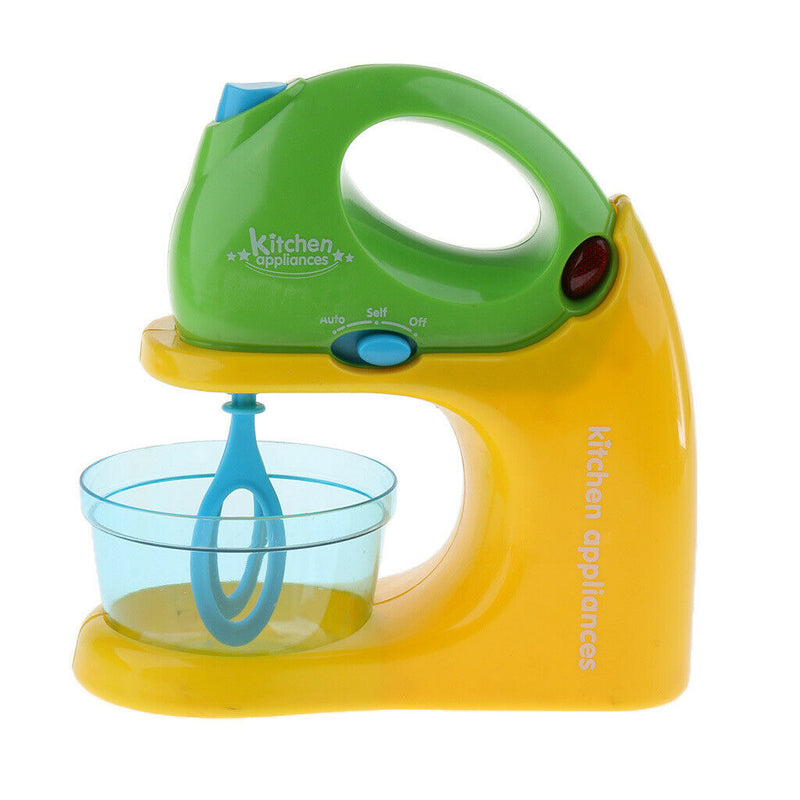 Mini Electric Blender Mixer Pretend Play Kitchen Toys Kids Plastic Kitchen