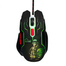 1X(Dtime Silent Click Usb Wired Gaming Mouse 6 Buttons 3200Dpi Mute Optical