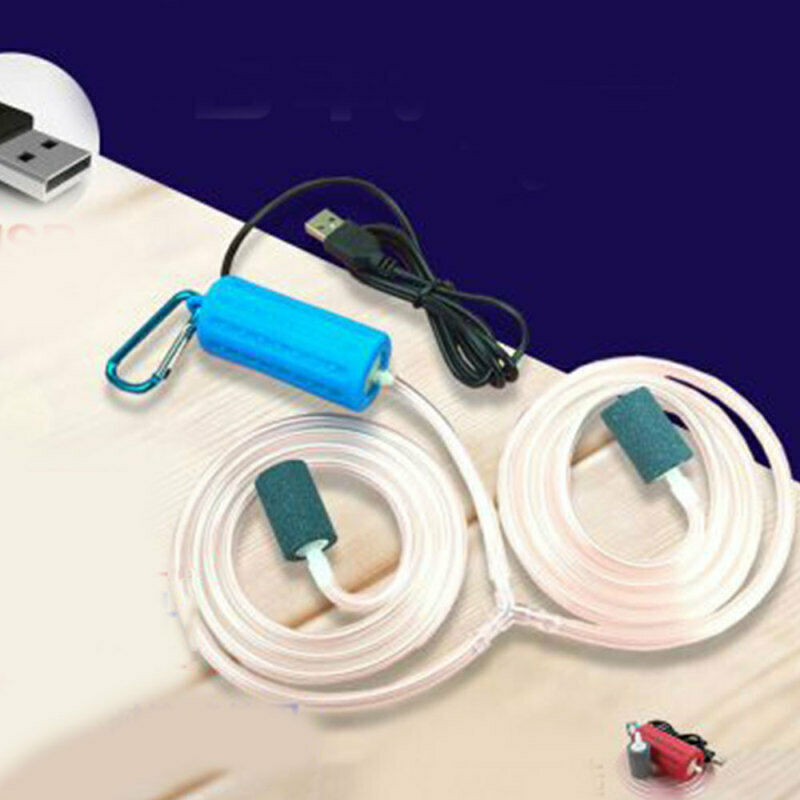 Mini USB Ultra-Silent Aquarium Air Pump Fish Tank Increasing Oxygen Pum EXA
