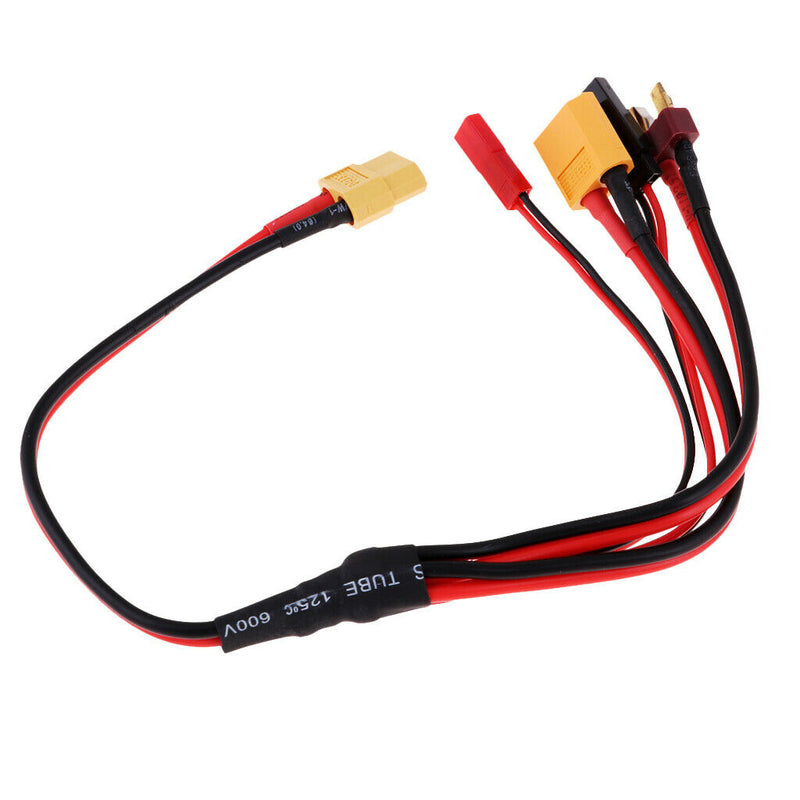 Balance Lipo Charge Cable/Lead 2s - Deans Female To 4mm Banana Connectors