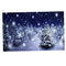 Christmas Tree Snowy Sky Wall Art Hanging Tapestry Dorm Bedspread Decor E