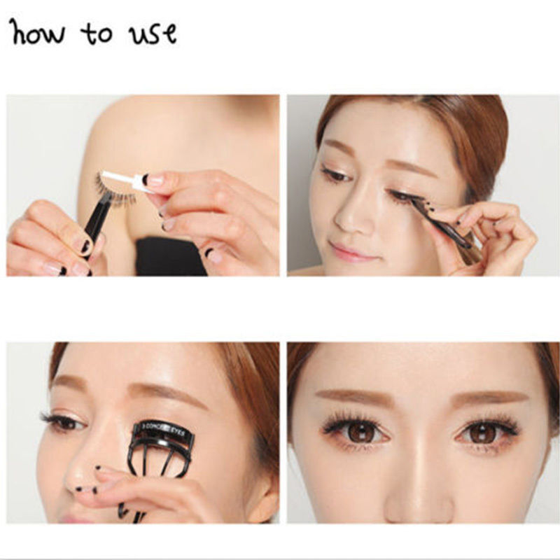 1Pair Natural Sparse Cross Eye Lashes Extension Makeup Long False-Eyelashes HOT