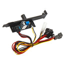 3 Channels Cooler Cooling Fan Speed Controller Splitter Adapter PC 12V Power