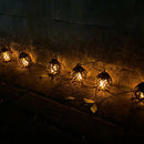 LED Solar String Light Outdoor Waterproof Flame Hanging Global Fairy Lamp