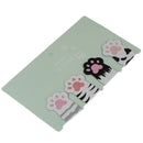 4pcs/Set Cat Paw Magnetic Bookmarks Books Marker of Page Stationery School