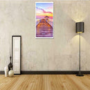 5D DIY Full Drill Diamond Painting Sunset Boardwalk Cross Stitch Embroidery