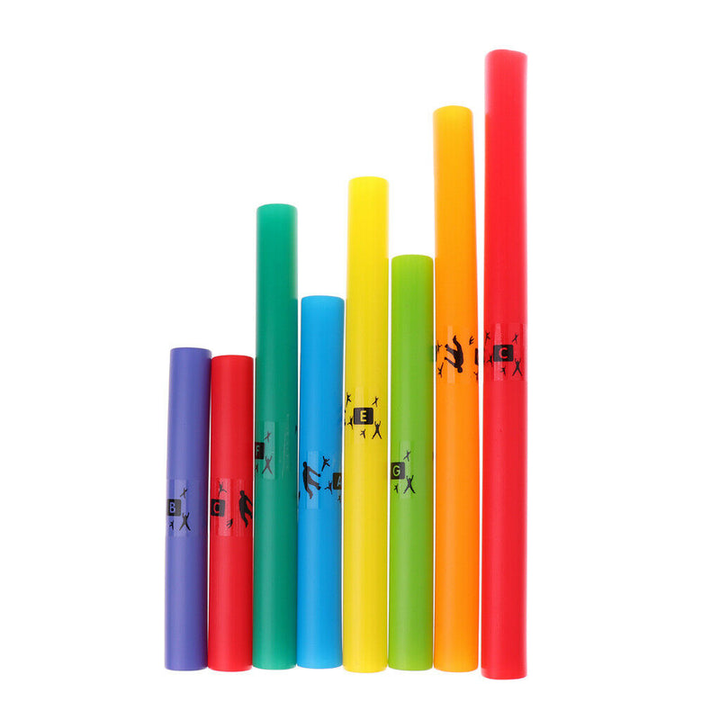 Finest Plastic C Major Diatonic Scale Set Percussion Tube for Kids Music
