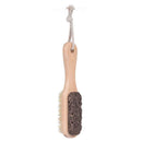 Wooden Natural Bristle Feet Cleaning Brushes Exfoliating Bath Scrubbers