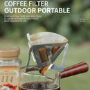 Coffee Filter Holder Outdoor Camping Folding Portable Coffee Drip Rack Dripper