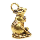 2020 new year gift Lucky mouse rat year Desk decor Copper Wealth Rats Figuri 3C
