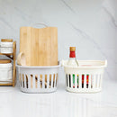 Plastic Storage Basket Portable Small Bath Basket Desktop Storage Box Kitch M3E9