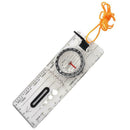Baseplate Pocket Compass Orienteering Hiking Camping Maps Lensatic Q4A6