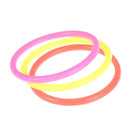 5pcs Toss Rings Circle Hoopla Game Fun Throw to Hook Kids Children Toys M&