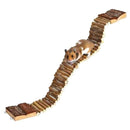 Wooden Exercise Toys for Hamster Hedgehog Mouse Rat Guinea Pig, Long Ladder C8Z8