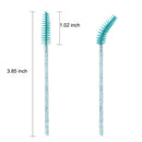 500x Disposable Eyelash Brushes Crystal Handle Eye Lash Extension Grafting