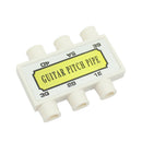 Guitar Pitch Pipe Pipe Pipe Tuner 6 Tone (E, A, D, G, B, E) Plastic 4.5 X 5.2 Cm