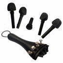 15Pcs Violin Parts Ebony Wood 4/4 Violin Parts Accessories Bridge Chin rest R9D6