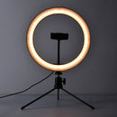Portable 2 in 1 10 Inch LED Ring Light Fill-in Selfie Lamp Video Photo Desktop