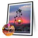 Sunlight Rhinestone DIY Diamond Painting Full Round Wall Picture Home Decor
