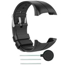 Silicone Rubber Wrist Band Replacement Strap For Polar M400 M430 Watch Black