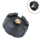 Outboard Engine Oil Tank Cap with Thread for Marine Fishing Boat Yacht Black