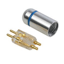 1 Pair Audio Connector Earphone Adapter HiFi Cable 2Pin Jack Socket 0.78mm Plug