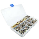 120 Piece Metric Thread Insert Nut Type Tool Kit For Wood Furniture Zinc Al W5B8