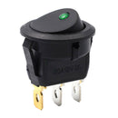 3PINS ROUND ROCKER SWITCHES 12V ROUND TOGGLE ON OFF 12 VOLT CAR SNAP IN SWITCH