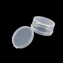 5x Round Plastic Box Mini Storage Box With Cover Multipurpose Storage Box BX
