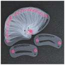 24Pcs Eyebrow Stencil Eyebrow Care Design Template Makeup Beauty Tool & 24P G8V5