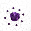 1pc Large Purple Rose Circle Dream Catcher Decorative Hanging Craft Children