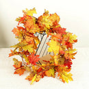 1.7M Fall Garland Maple Leaf Hanging Vine Garland Artificial Autumn Foliage