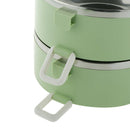 Stainless Steel Thermal Meal Lunch Box Insulated Bento Picnic Camping Green